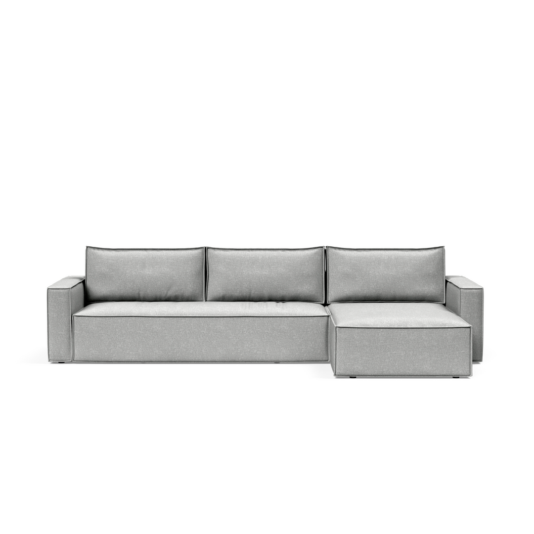 Play Storage Sofa Bed (Queen) with Chaise - With Removable Cover